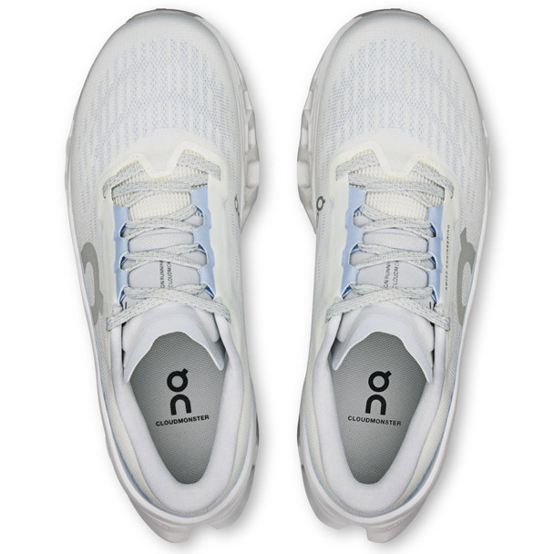 ON FOOTWEAR Women's Cloudmonster 3 White/Frost Running Shoes