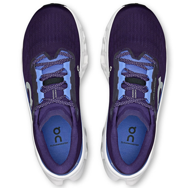 ON FOOTWEAR Women's Cloudmonster 3 Nebula/Ivory Running Shoes