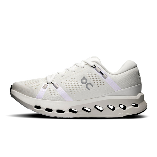 ON FOOTWEAR Women's Cloudsurfer 2 Wide Ivory/Ivory Running Shoes