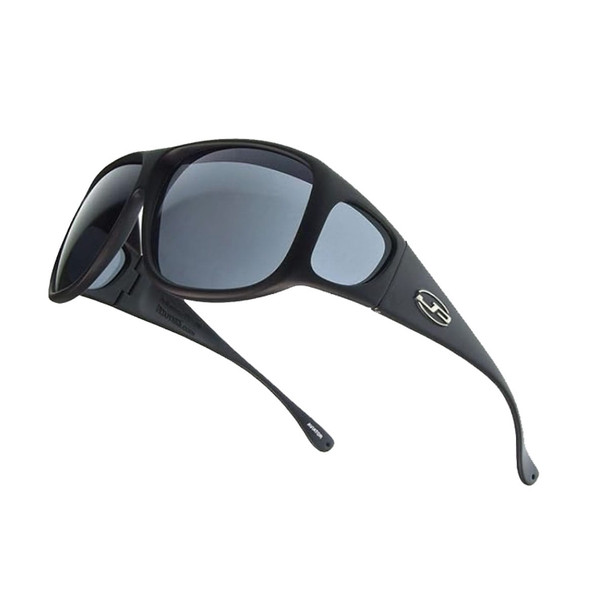 JONATHAN PAUL Aviator Matte Black Frame/PDX Grey Lens Fitover Sunglasses (1082755)
