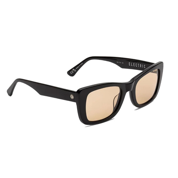 ELECTRIC Portofino Gloss Black/Amber Sunglasses (EE20001619)