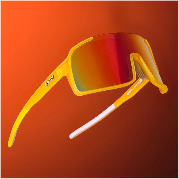 GOODR Unisex Lives Life in All-Caps Yellow Sunglasses (G00895-ATG-01)