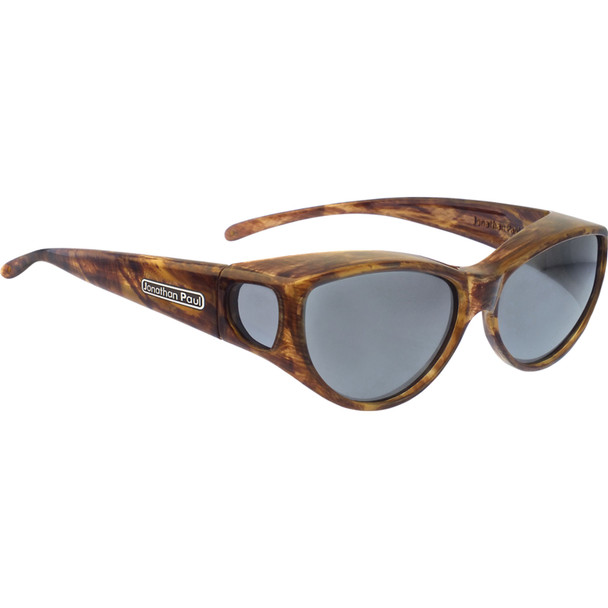 JONATHAN PAUL Ikara Tiger Eye/Gray Lens Medium Sunglasses (1082813)