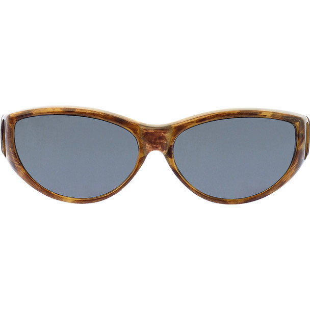 JONATHAN PAUL Ikara Tiger Eye/Gray Lens Medium Sunglasses (1082813)