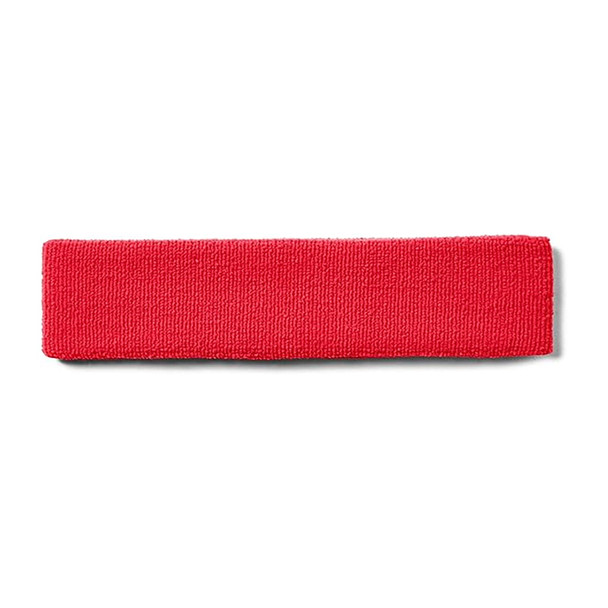 UNDER ARMOUR Performance Red/White Headband (1276990-600-OSFA)