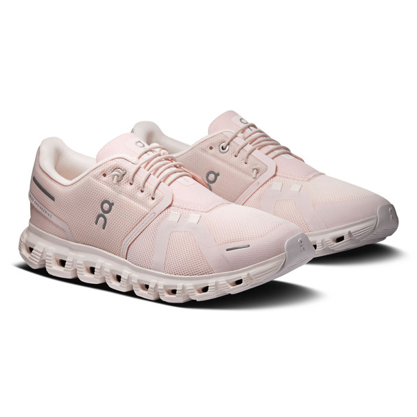 ON FOOTWEAR Women's Cloud 6 Salt/Gardenia Shoe - Free Shipping