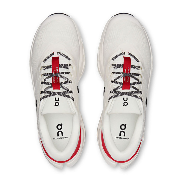ON FOOTWEAR Men's Cloudrunner 3 Ivory/Robin Running Shoe