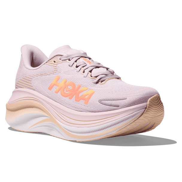 HOKA Women's Skyward X 2 Lilac Cream/Tangerine Glow Running Shoes