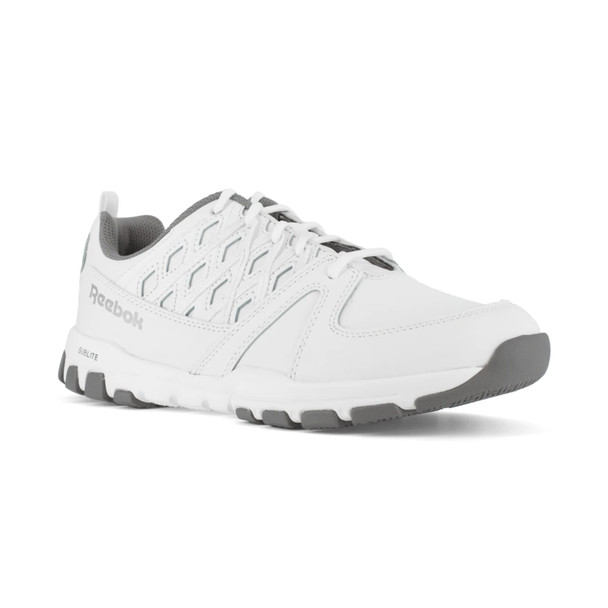 REEBOK Men's Athletic Sublite White Work Shoe