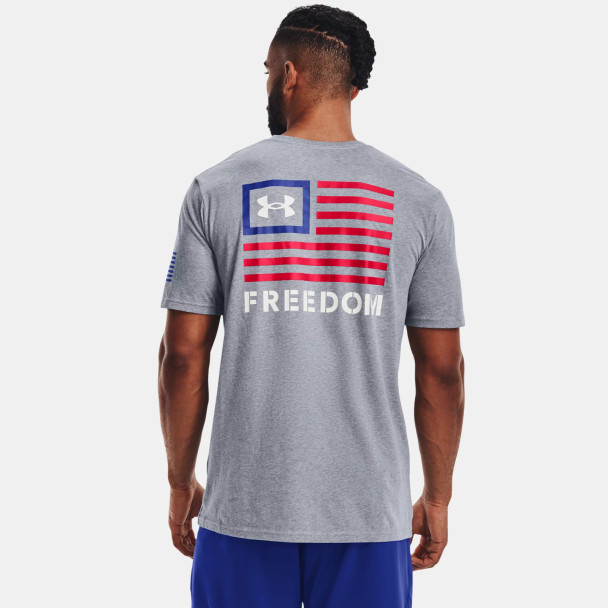 Steel Medium Heather/Royal/Red