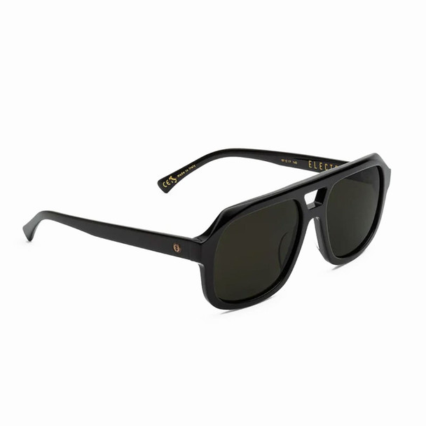 ELECTRIC Augusta Gloss Black/Grey Polarized Sunglasses (EE20201642)