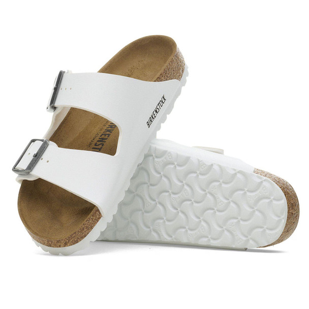 BIRKENSTOCK Arizona Birko-Flor White Sandals