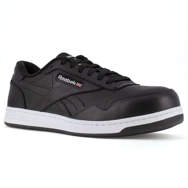 REEBOK Men's Club MEMT Composite Toe Black/White Work Sneakers