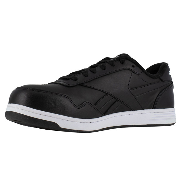 REEBOK Men's Club MEMT Composite Toe Black/White Work Sneakers