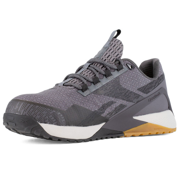 REEBOK Men's Nano X1 Adventure Composite Toe Grey/Black Work Shoes