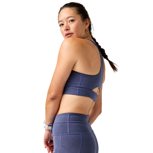 BROOKS Women's Luxe Pocket Heather Nightshadow Bra