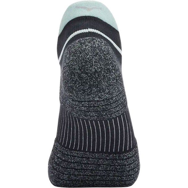 HOKA Unisex No-Show Run Black Sock