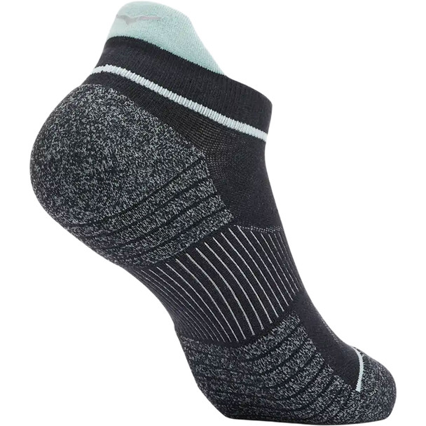 HOKA Unisex No-Show Run Black Sock