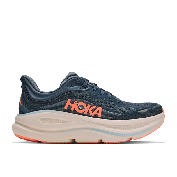 HOKA Men's Bondi 9 Wide Faded Navy/Slate Blue Running Shoes