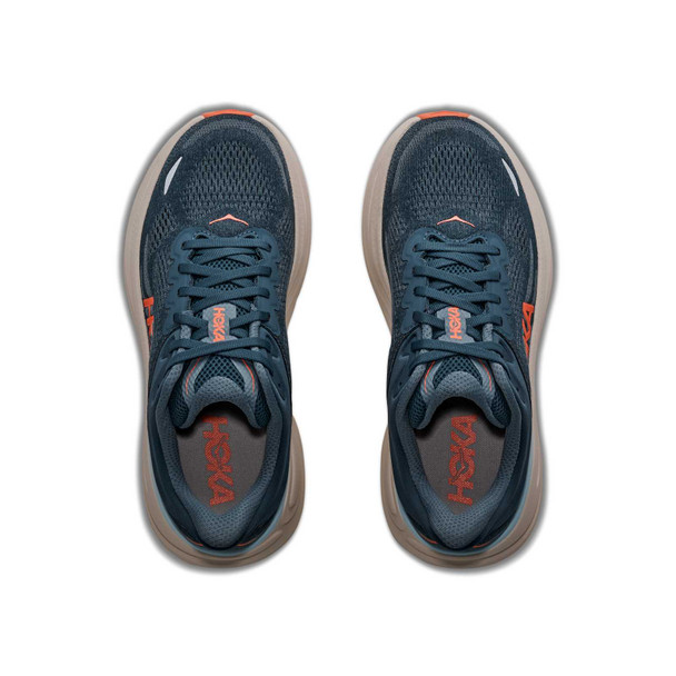 HOKA Men's Bondi 9 Wide Faded Navy/Slate Blue Running Shoes