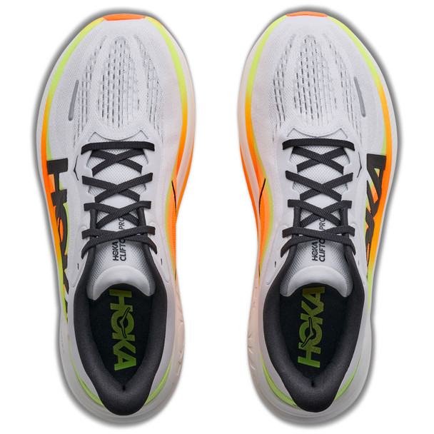 HOKA Men's Clifton Pro Cosmic Grey/Black Running Shoes