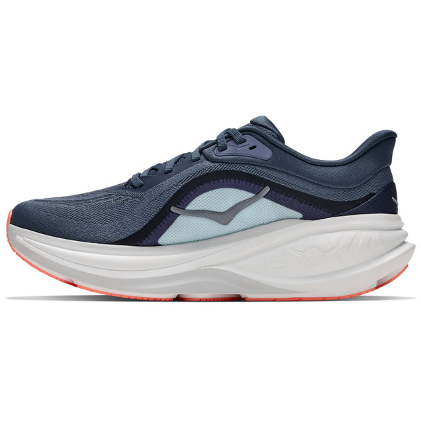 HOKA Women's Clifton Pro Faded Navy/Glimmering Blue Running Shoes