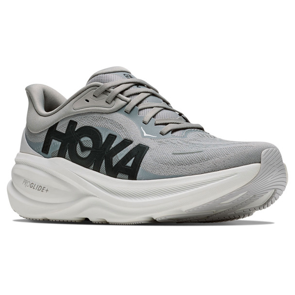 HOKA Men's Clifton Pro Wide Stellar Grey/Galactic Grey Running Shoes