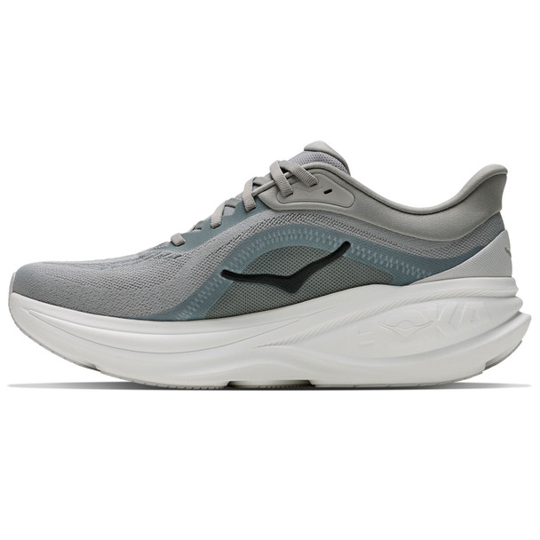 HOKA Men's Clifton Pro Wide Stellar Grey/Galactic Grey Running Shoes