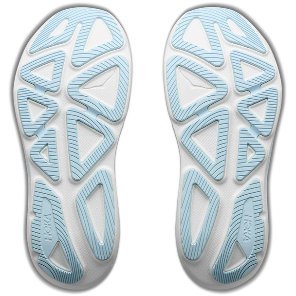 HOKA Women's Clifton Pro Wide Glimmering Blue/Soaring Blue Running Shoes