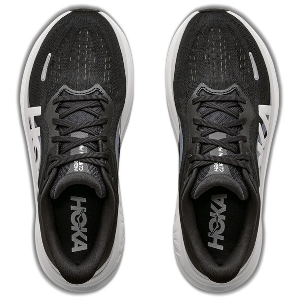 HOKA Men's Clifton Pro Black/Cosmic Grey Running Shoes