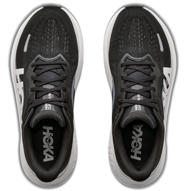 HOKA Women's Clifton Pro Black/Cosmic Grey Running Shoes