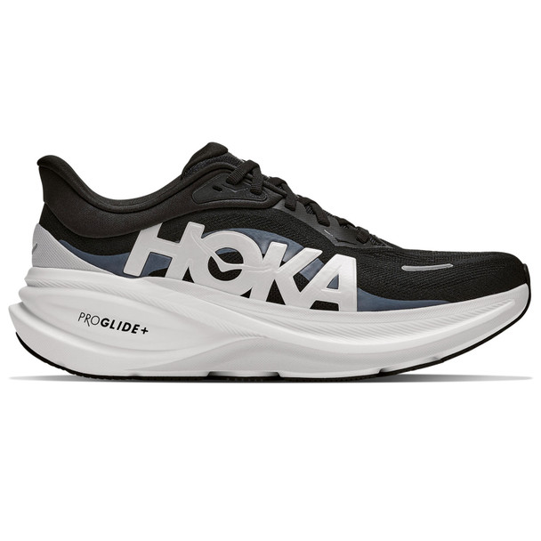 HOKA Men's Clifton Pro Wide Black/Cosmic Grey Running Shoes