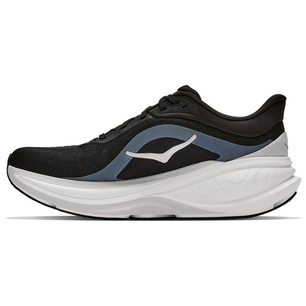 HOKA Men's Clifton Pro Wide Black/Cosmic Grey Running Shoes