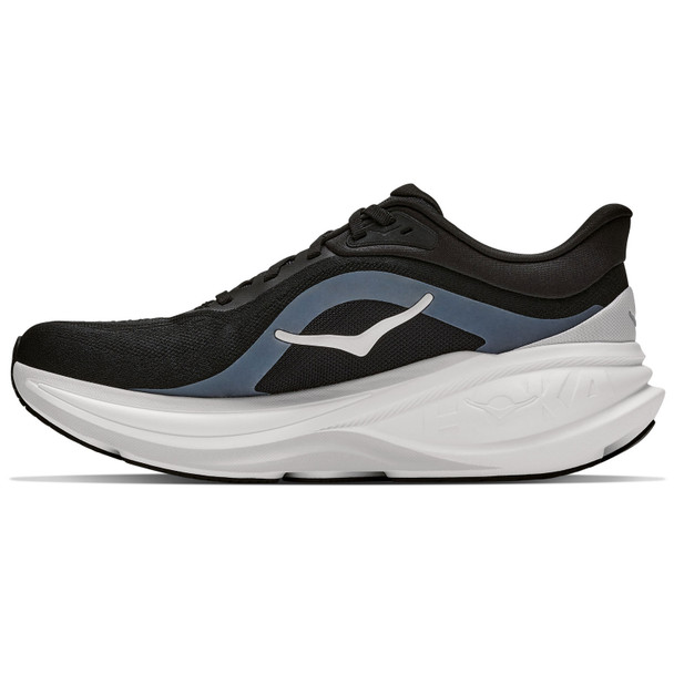 HOKA Women's Clifton Pro Wide Black/Cosmic Grey Running Shoes