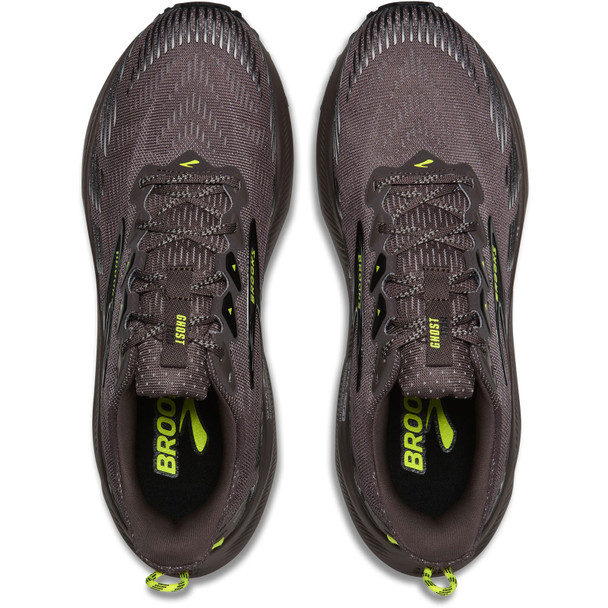 BROOKS Men's Ghost Trail Brown/Black/Nightlife Running Shoes