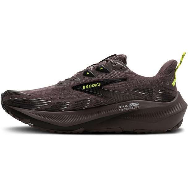 BROOKS Men's Ghost Trail Brown/Black/Nightlife Running Shoes