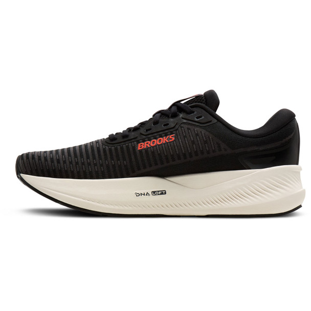 BROOKS Men's Revel Max Black/Ebony/Tigerlilly Running Shoes