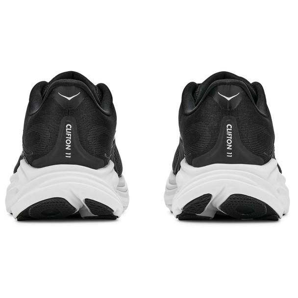 HOKA Men's Clifton 11 Black/White Running Shoes