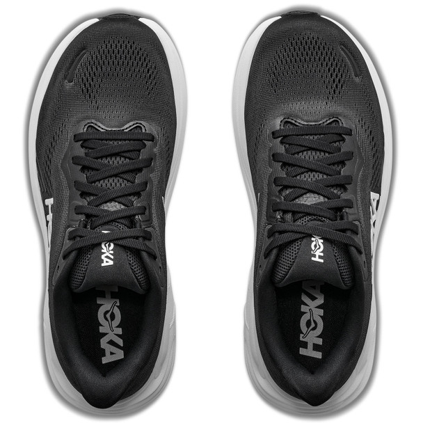 HOKA Men's Clifton 11 Black/White Running Shoes