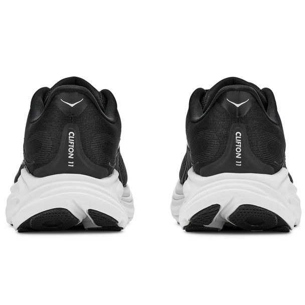 HOKA Women's Clifton 11 Black/White Running Shoes