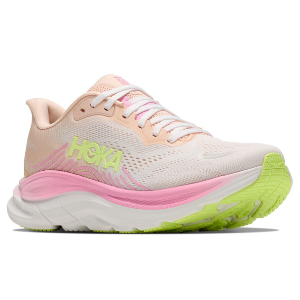 HOKA Women's Clifton 11 Tangerine Glow/White Running Shoes