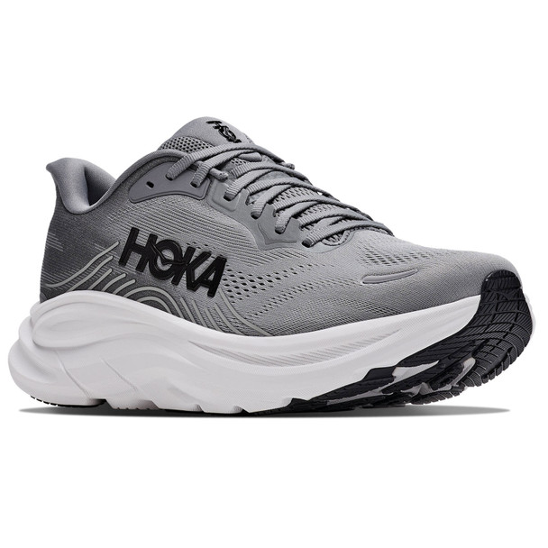 HOKA Men's Clifton 11 Wide Galactic Grey/Stellar Grey Running Shoes