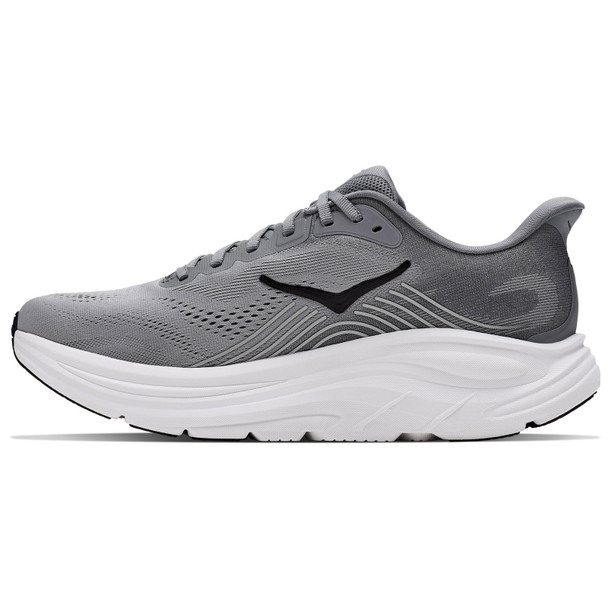 HOKA Men's Clifton 11 Wide Galactic Grey/Stellar Grey Running Shoes