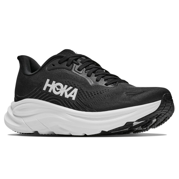 HOKA Women's Clifton 11 Wide Black/White Running Shoes