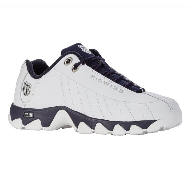 K-SWISS Men's ST329 CMF Regular Width White/Peacoat/White Sneakers