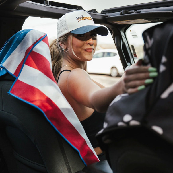SPRINTS American Flag Car Seat Cover Towel (2061023830-3)