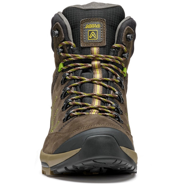 Dark Brown/Lime