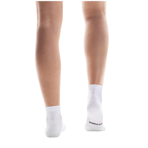 ON FOOTWEAR Core Mid 2P White Run Sock
