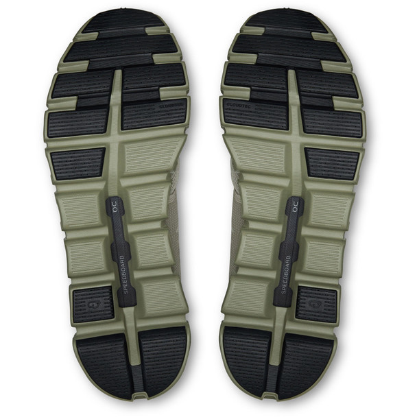 ON FOOTWEAR Men's Cloud 6 Brume/Olive Running Shoes