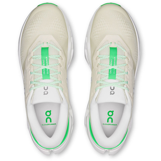 ON FOOTWEAR Men's Cloudrunner 3 Ghost/Verdite Running Shoes